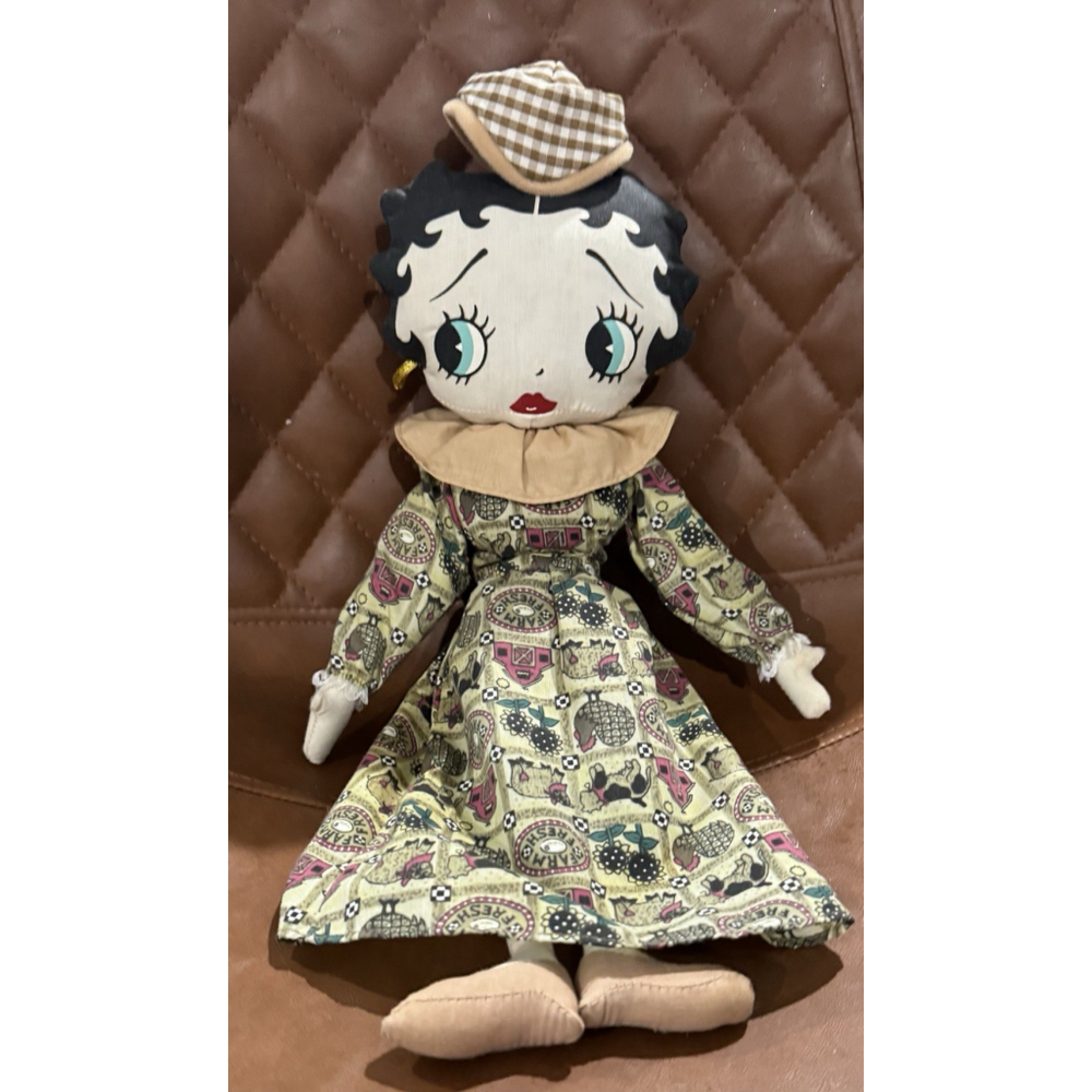 Vintage Betty Boop Oop A Doop 16.5" Nostalgic Stuffed Plush Toy Doll Collectible